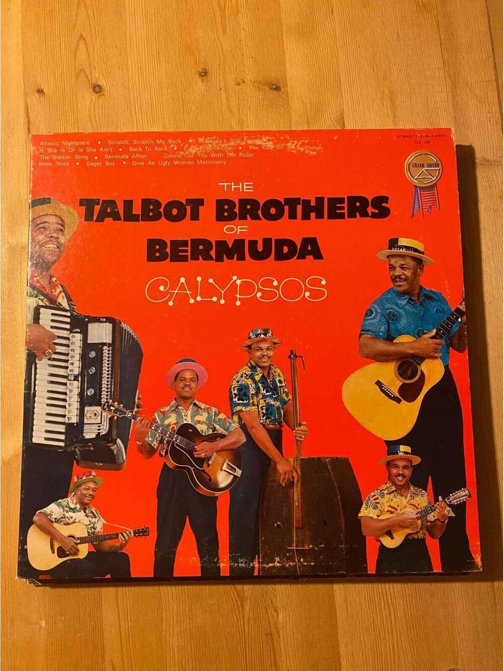 The Talbot Brothers Of Bermuda – Calypsos Vintage 33rpm VG+ AB29